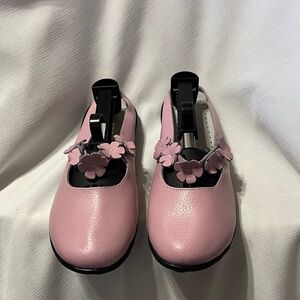Pink womens Shoes with Floral Design